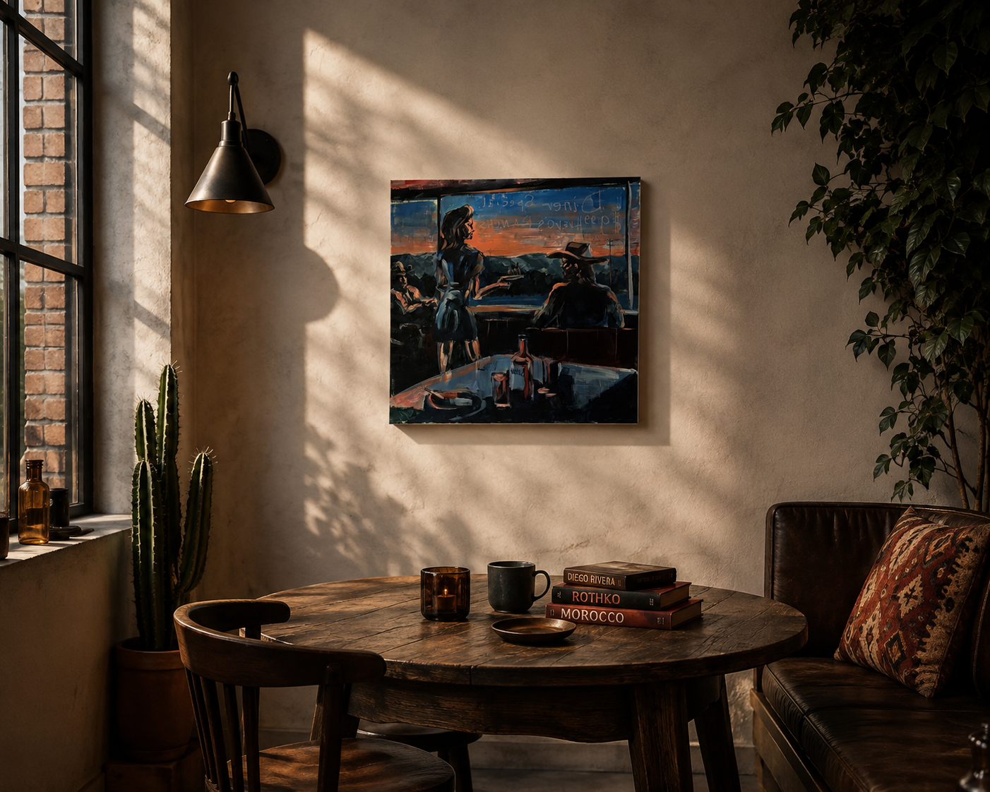 Huevos Rancheros — Original Painting 60×60 cm