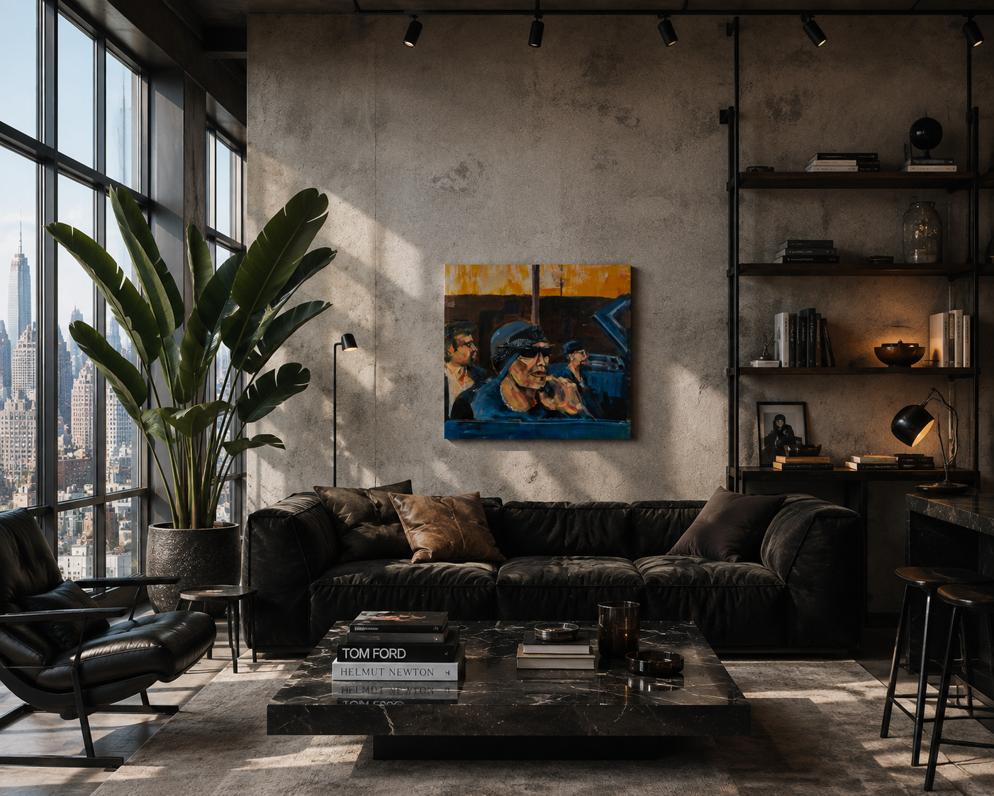 Bullet — Original Painting 80×80 cm