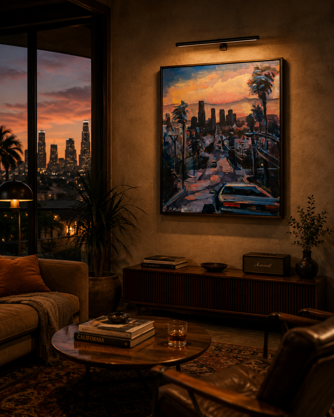 Sunset BLVD - Original Acrylic