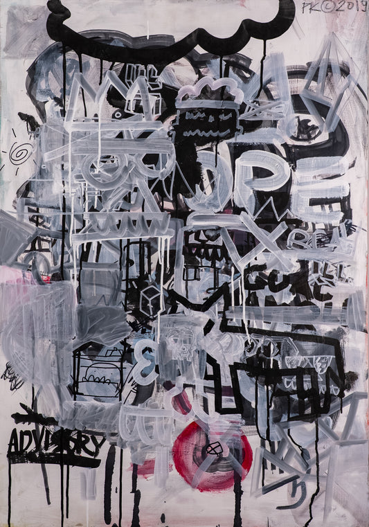 Unfinished Business — Original Painting 70×100 cm