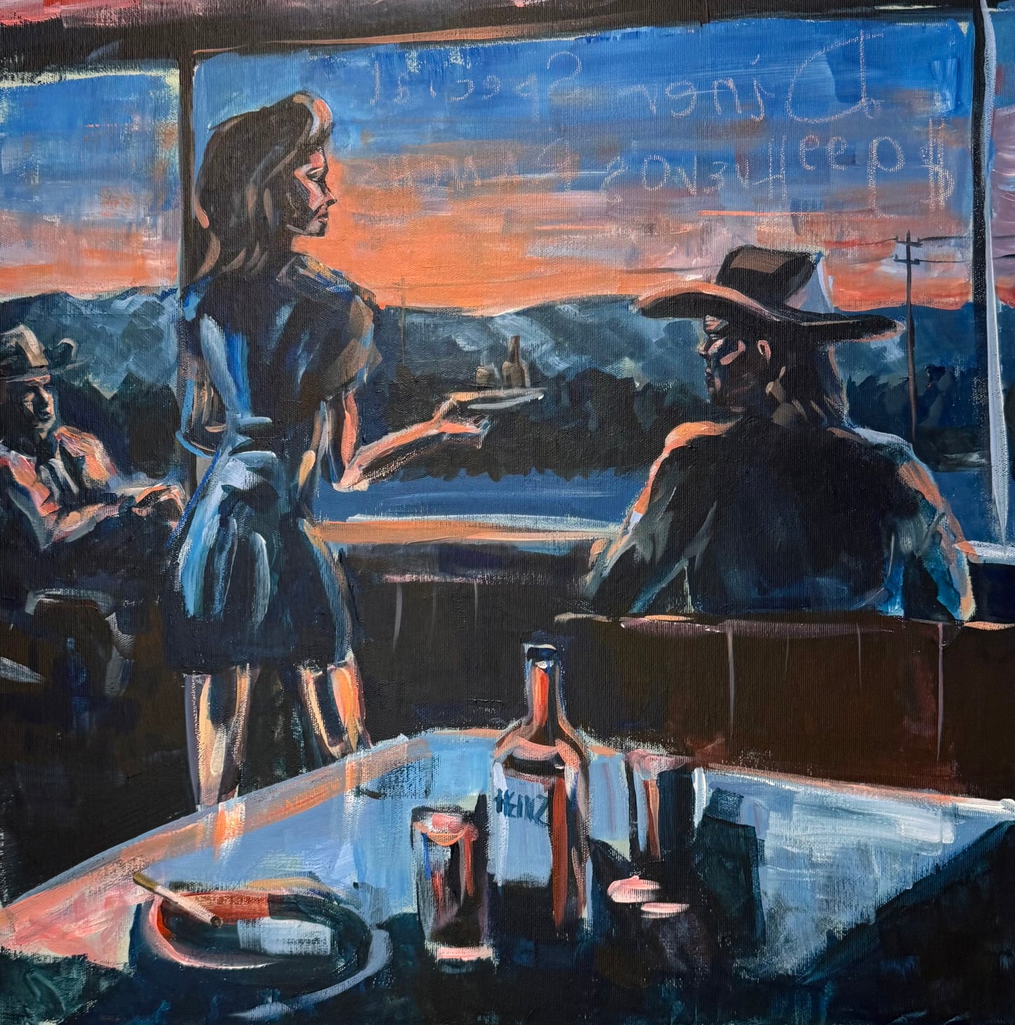 Huevos Rancheros — Original Painting 60×60 cm