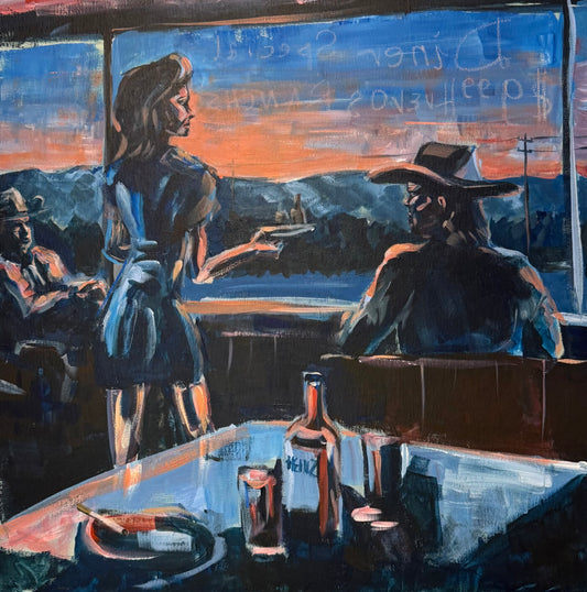 Huevos Rancheros — Original Painting 60×60 cm