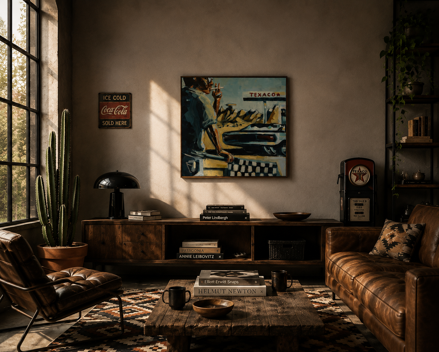 The Last Race — Original Painting 60×60 cm